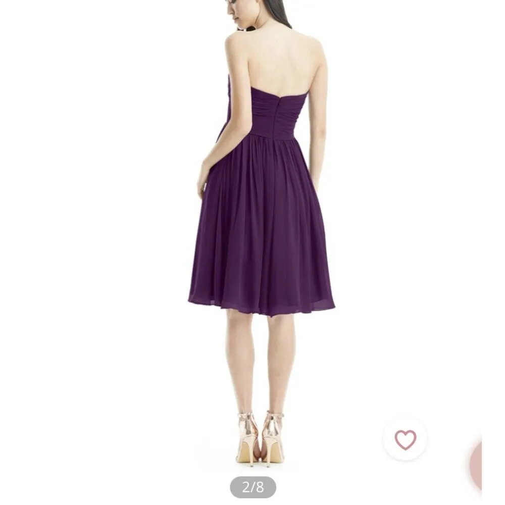 AZAZIE HEIDI Bridesmaid Dress - Grape - Image 3