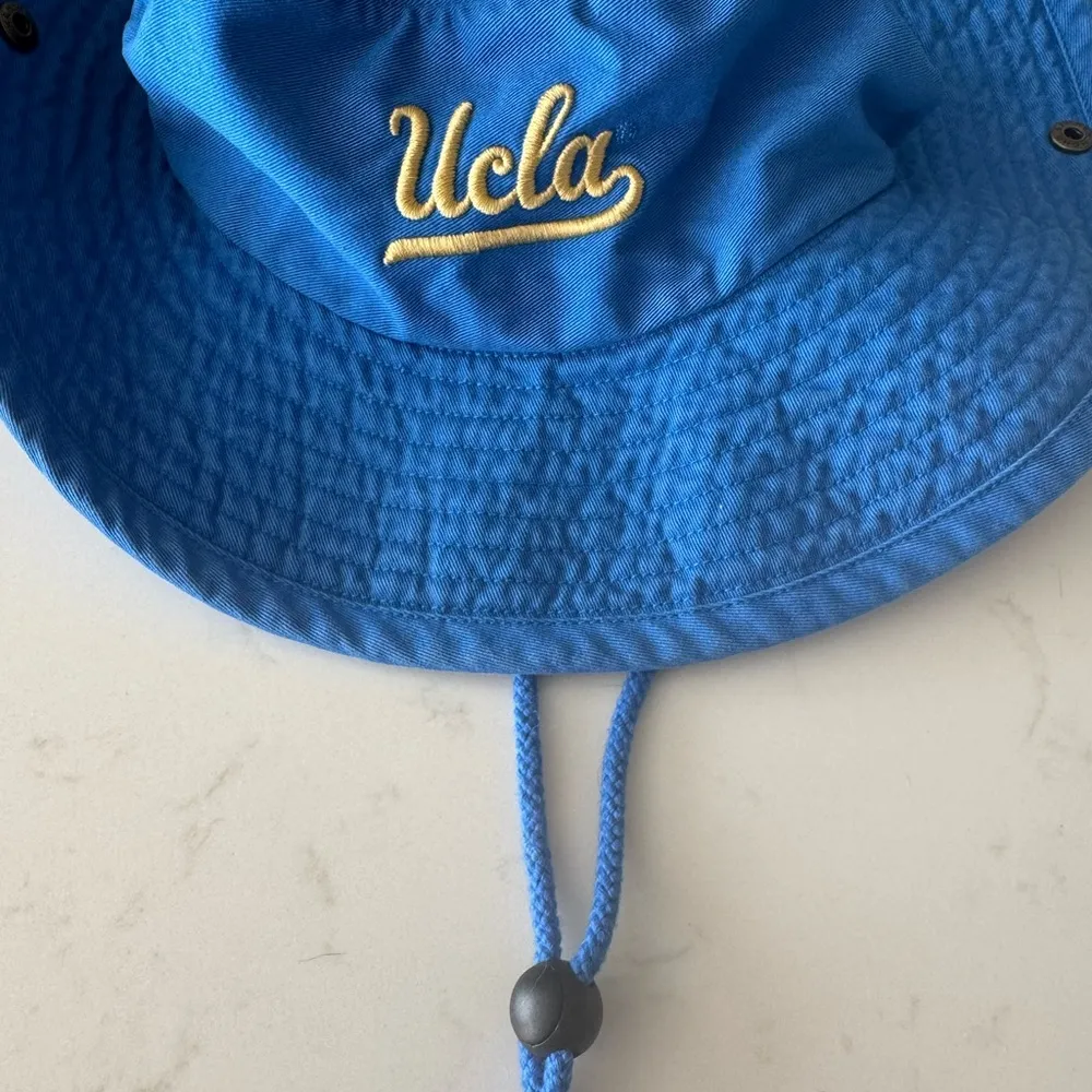 Adidas Blue Bucket Hat - Image 4