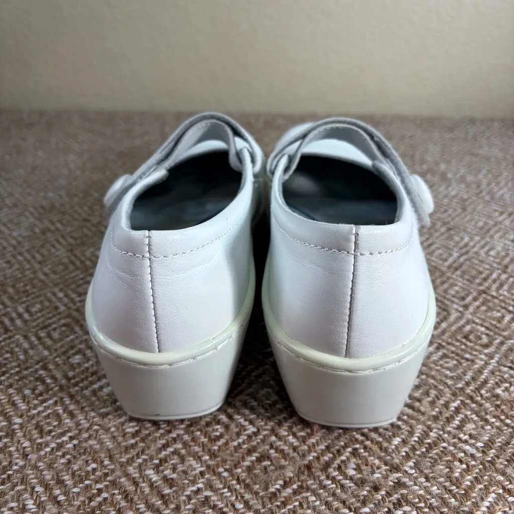 KLOGS Ashley Mary Jane Nursing Clogs Comfort Shoes Slip Resistant Sz6.5 Career White Size 6.5 - Image 5