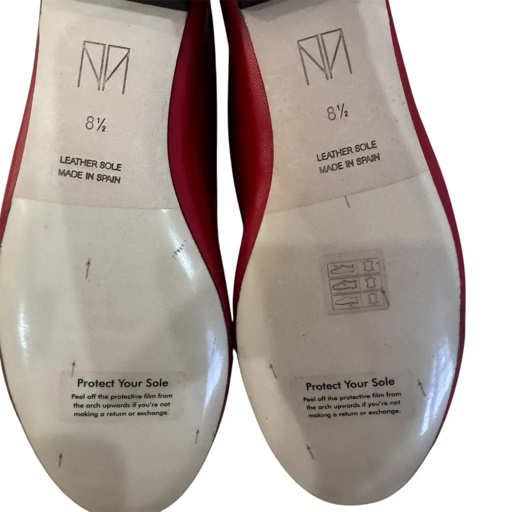Tamara Mellon red leather flats NEW Size 8.5 - Image 4