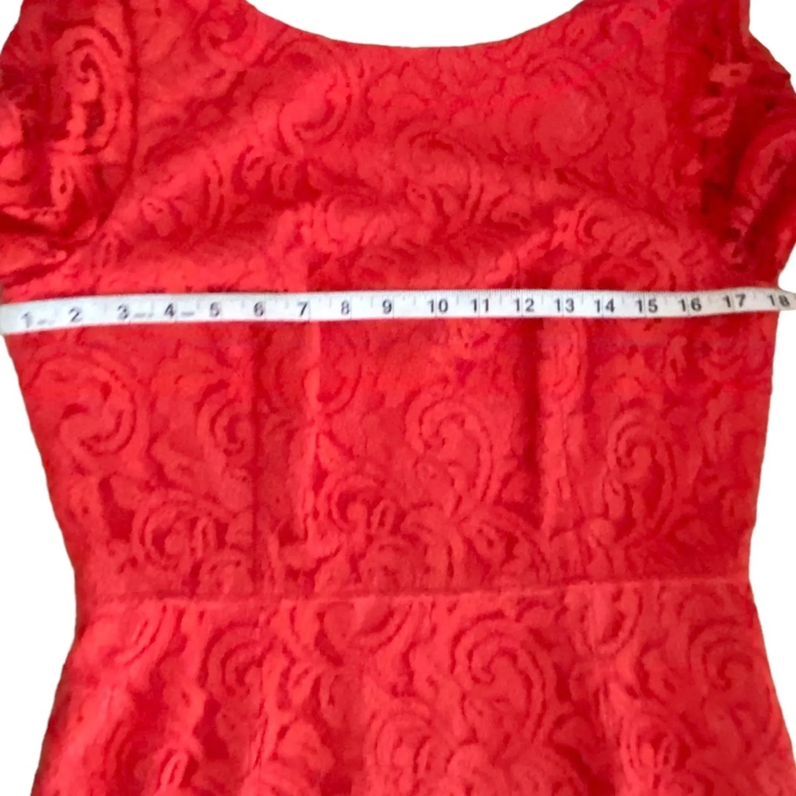 J. Crew Cocktail Dress 10 Semi Formal Retro Classic Party Valentine's Day Lace - Image 14