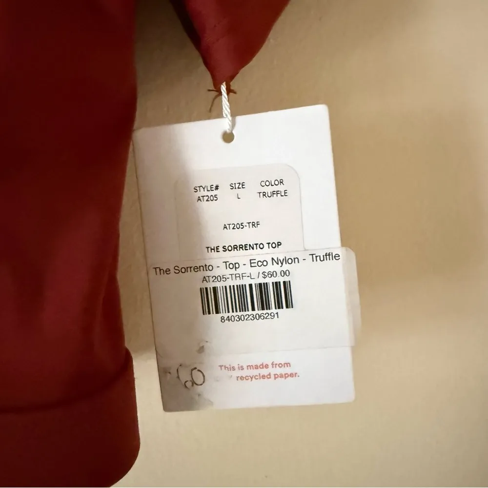 Andie Swim Bikini Top The Sorento Top  NEW NWT SZ L - Image 4