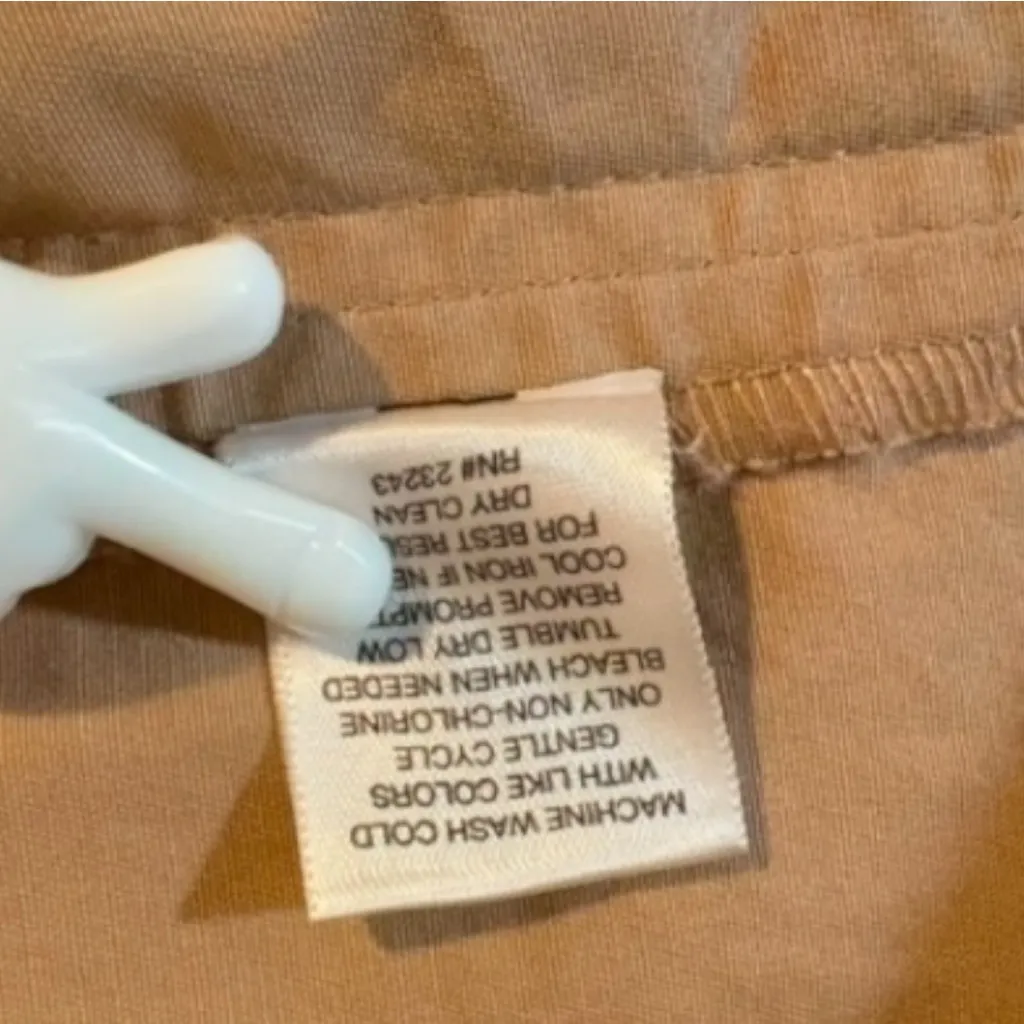 New York & Company Pencil Skirt Women’s 14 Khaki Careercore Workwear Academia Tan - Image 5