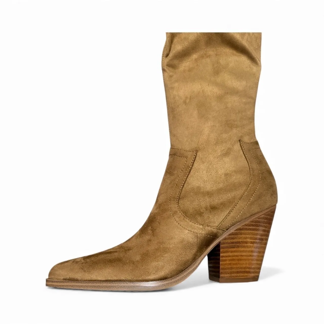 Marc Fisher Gwyneth Over the Knee Camel Brown Boots Sz 8 New - Image 4