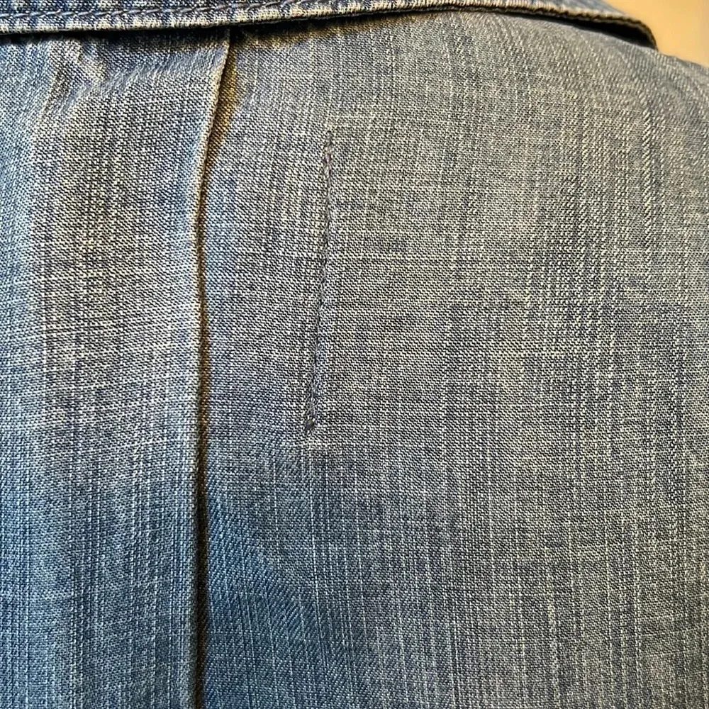 lightweight button down denim top Size XS - Image 9