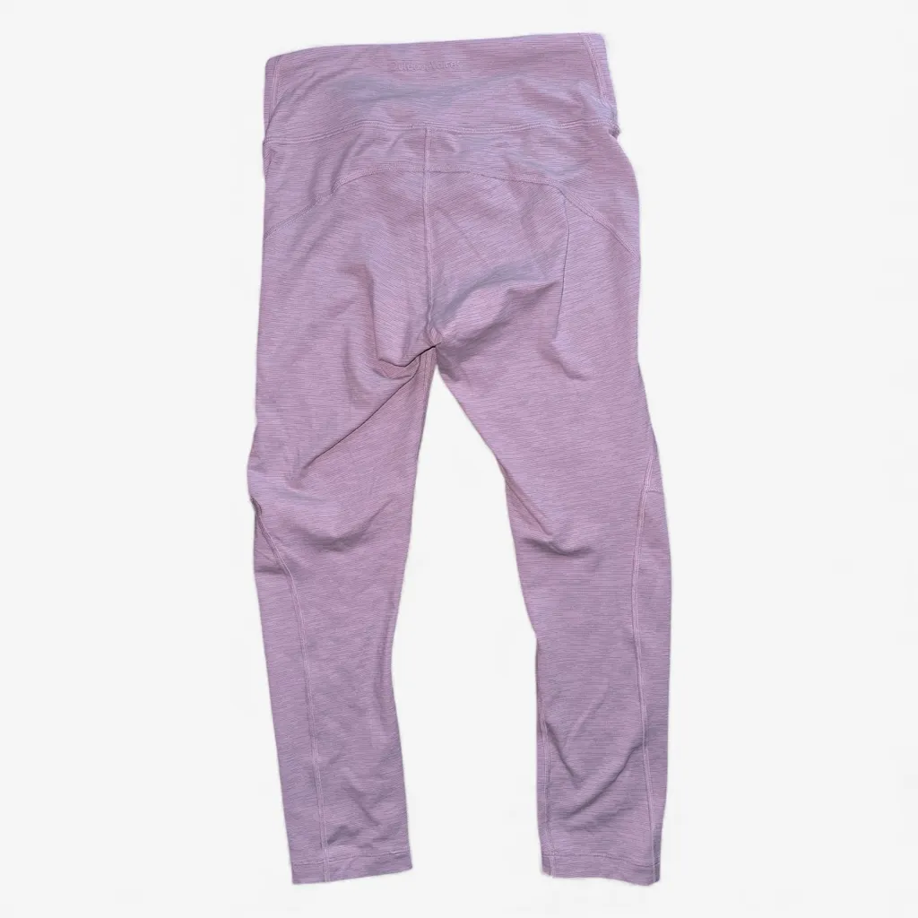 Outdoor Voices TechSweat Heathered Lilac Leggings Women’s Size S - Activewear - Image 3