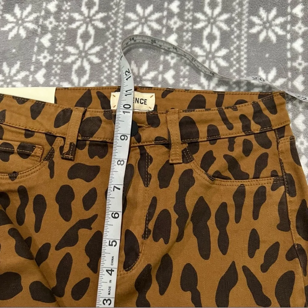 L'agence‎ Margot Brown & Black High Rise Skinny Jeans In Spotted Animal Size 27 - Image 11