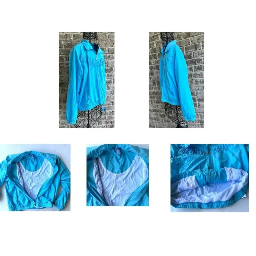 NWT Vintage 80's Koret Sport Tracksuit Medium Blue Windbreaker Joggers R… Size undefined - Image 11