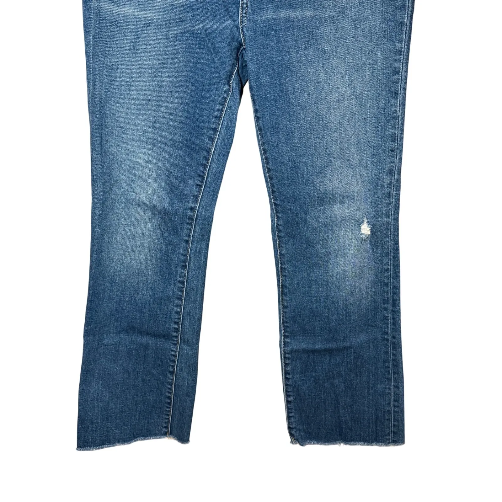 Pistola Lennon High Rise Crop Bootcut Jeans Size 26 Raw Hem - Image 4