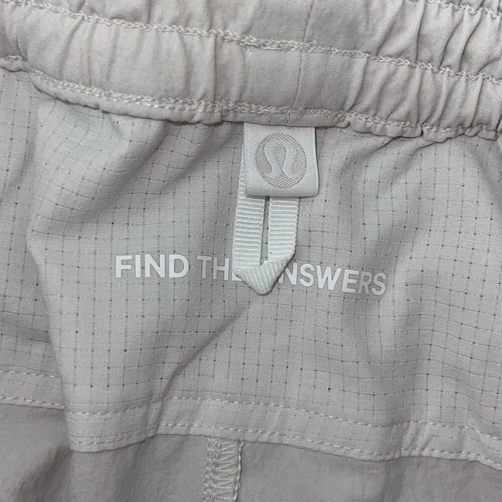 lululemon lab High-Rise Cuffed Trouser Cargo Casual Pants 26"‎ Stone Size 6 - Image 8