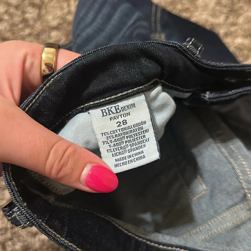 BKE  Payton Denim Jean Shorts Size 28 - Image 5