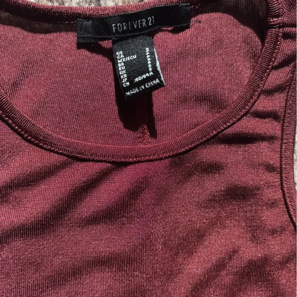 Forever 21 Sparkly Rust Bodycon Midi Dress - Image 2