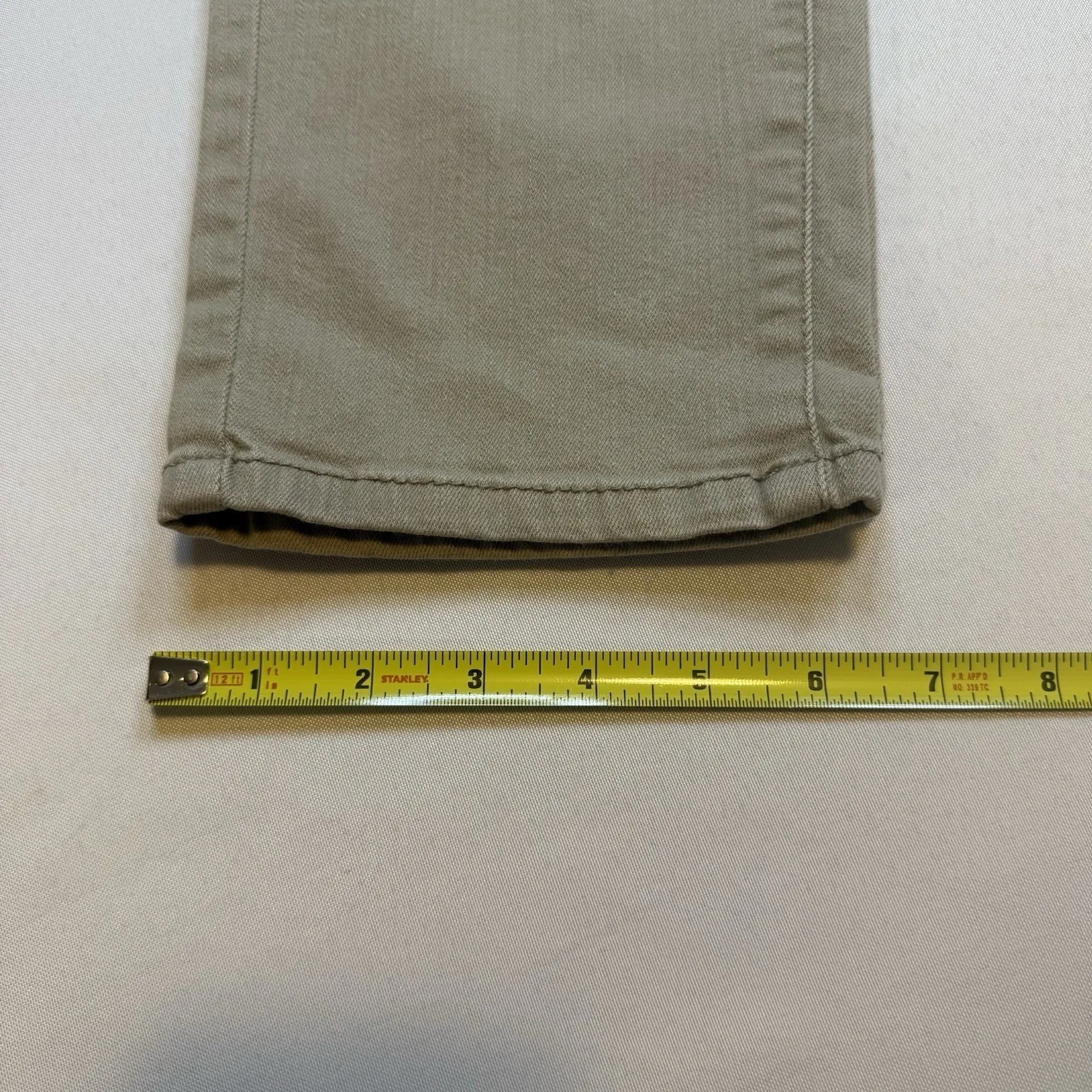 J Jill Jeans Women's 6P Tan Denim Slim Boyfriend Straight Leg Pockets Stretchy # - Image 11