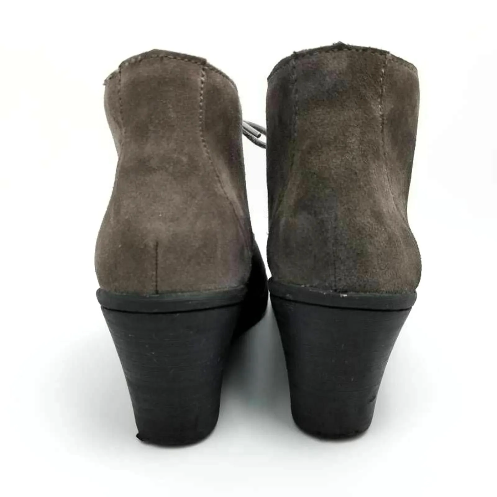 White Mountain Kahlua Lace up Wedge Ankle Booties Size 8.5 - Image 5