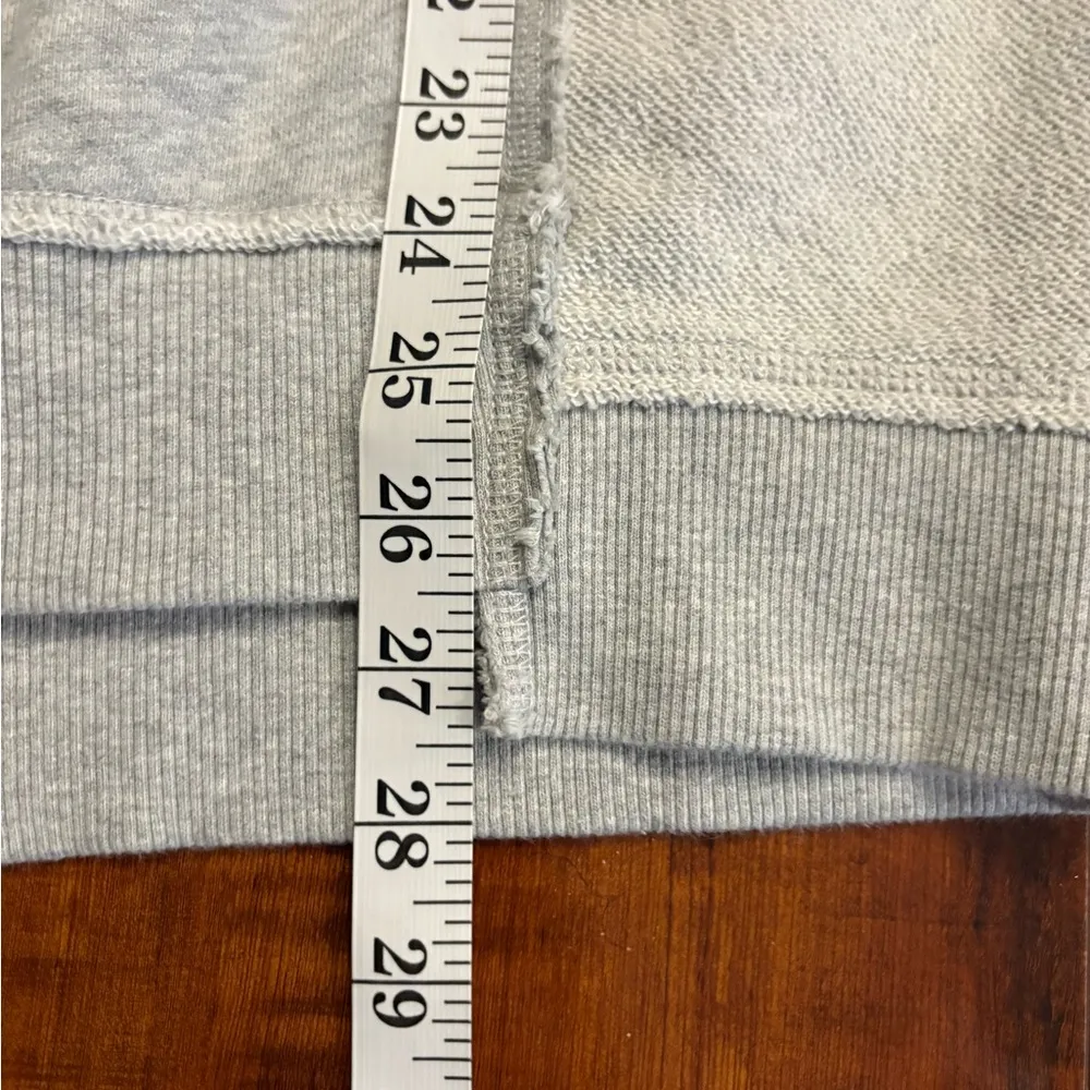 Vacay Every Day V Neck oversized Sweatshirt Grey size medium - Image 16