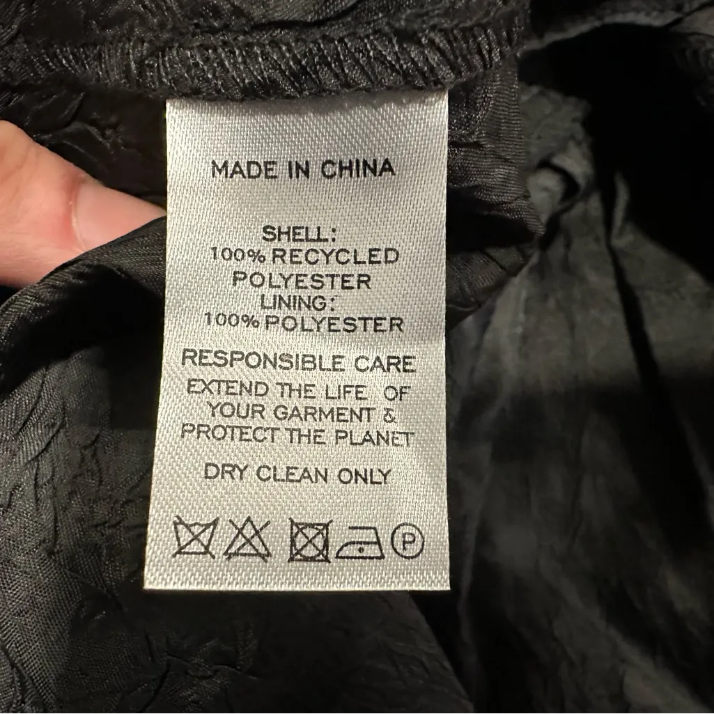 Hill House The Matilda Top Black Puff Sleeve Blouse Large L - Image 7