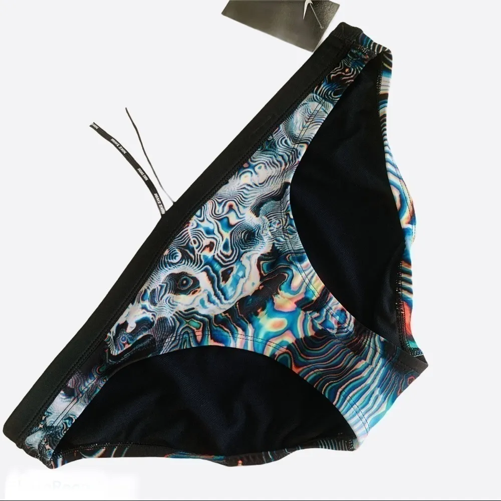 Nike Swim Bikini Bottom XLarge swimsuit Psychedelic Aftershock multi NWT - Image 2