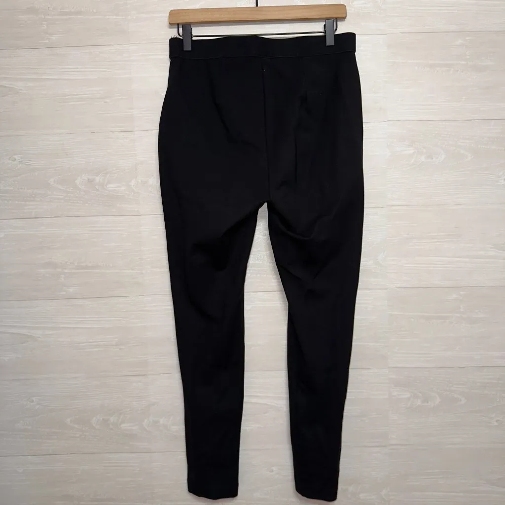 Talbots Women's Size 8 Black Pull On High Waisted Soho Ankle Length Pants - Image 8