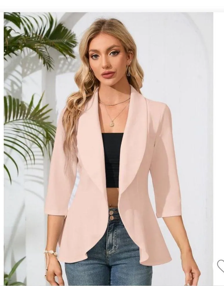 Daniel Rainn  open front peplum blazer - Image 11