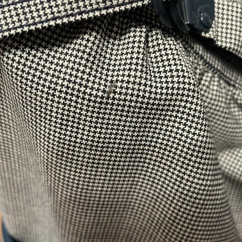 NEW Z Spoke by Zac Posen Navy Houndstooth Wrap Skirt - Image 4