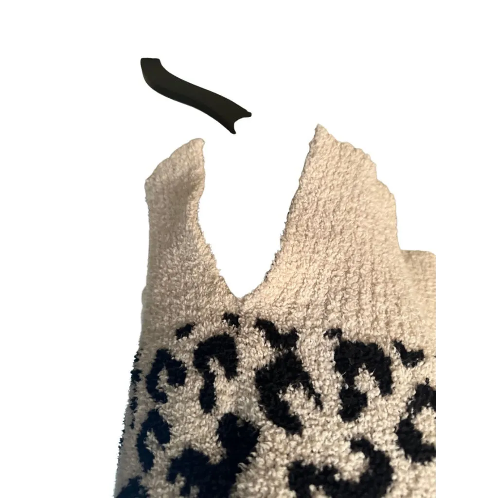 UGG Size M/L Leopard Print Cardigan Duster with Hood - Image 8