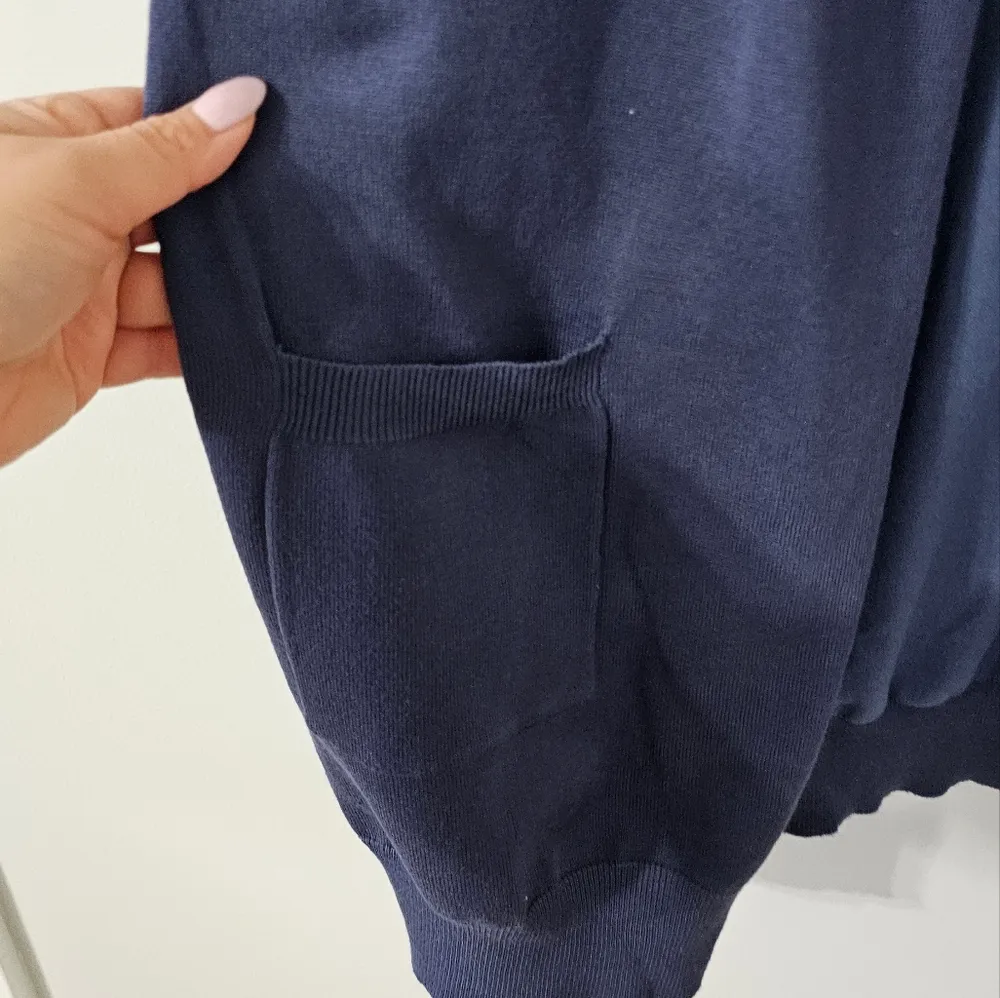 NWOT Grace Karin Blue Open-Front Cardigan Sweater - Image 6