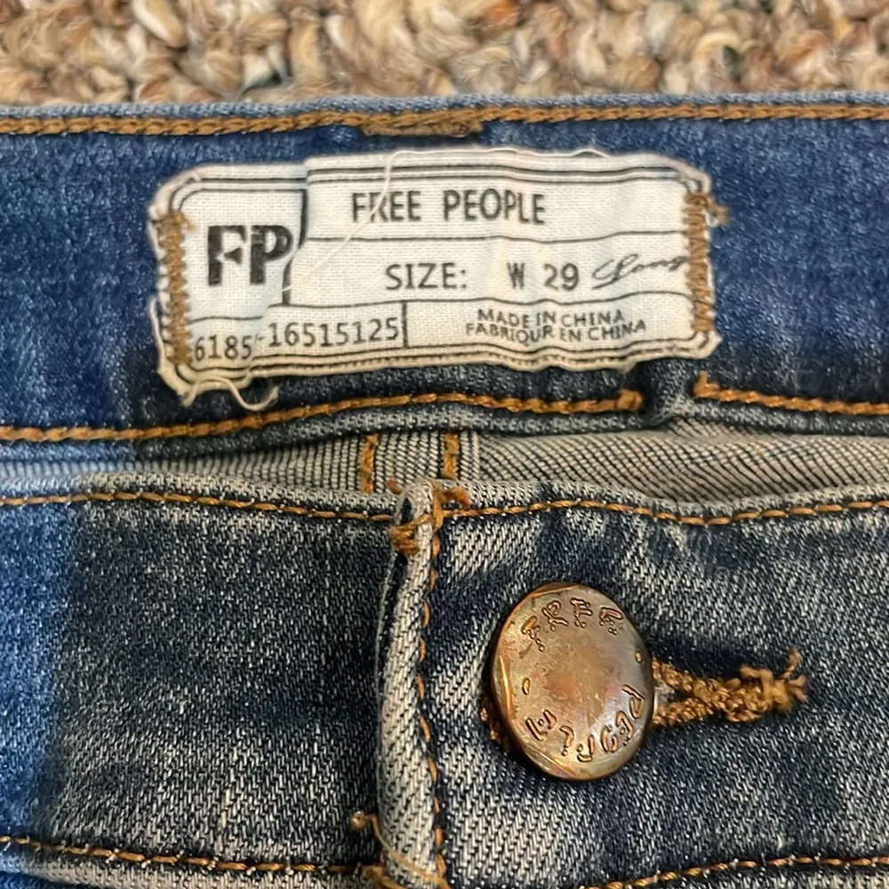 Womens Free People Fringe Jeans - Image 3