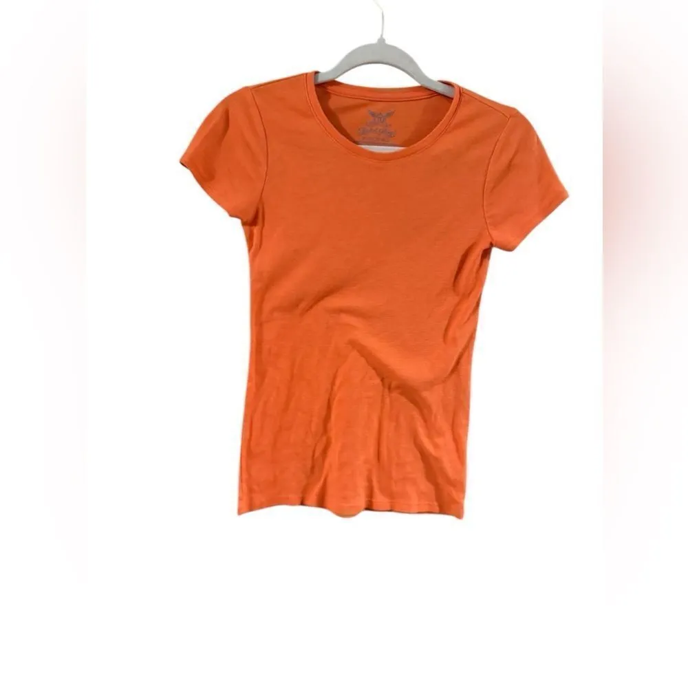 Faded Glory Orange Short Sleeve T-Shirt XS - Image 5
