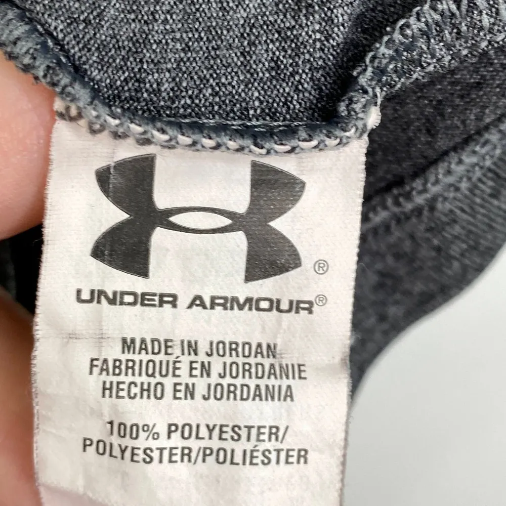 Under Armour HeatGear Semi-Fitted Grey Long Sleeve Shirt Women's Size Small S - Image 6