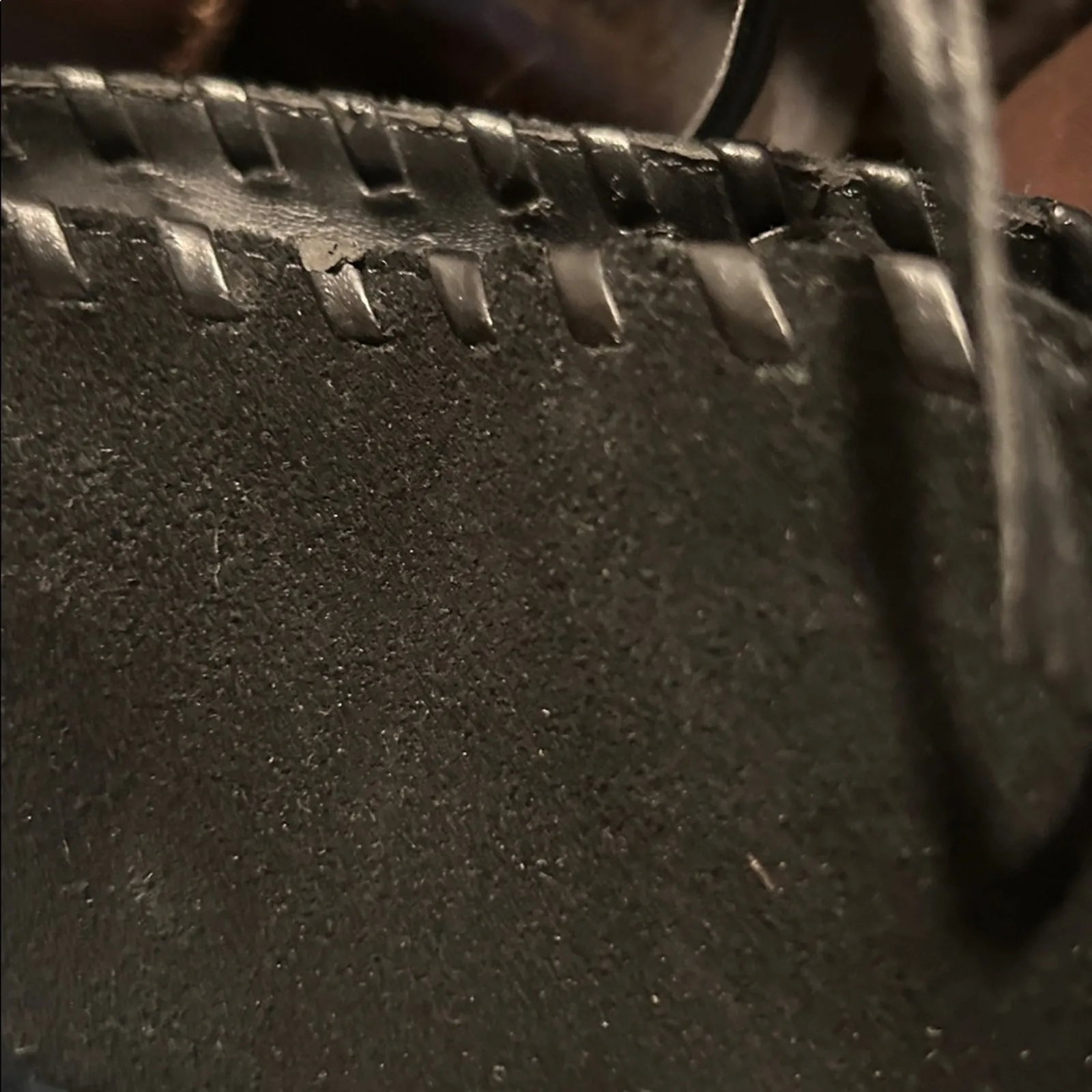 Ralph Lauren Carla Black Suede Lace-Up Ankle Boots 9.5 Block Heel Academia - Image 8