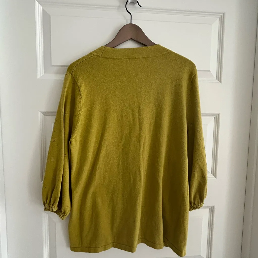Cato 3/4 Sleeve Cardigan Green Size 18 / 20W - Image 9