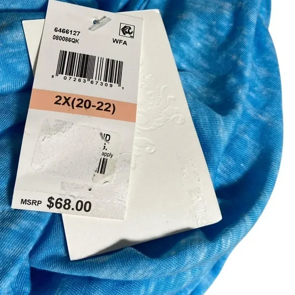 BECCA by Rebecca $88 Virtue Beach‎ Date High Neck Dress Cover-Up 2X 20 22 - Image 4