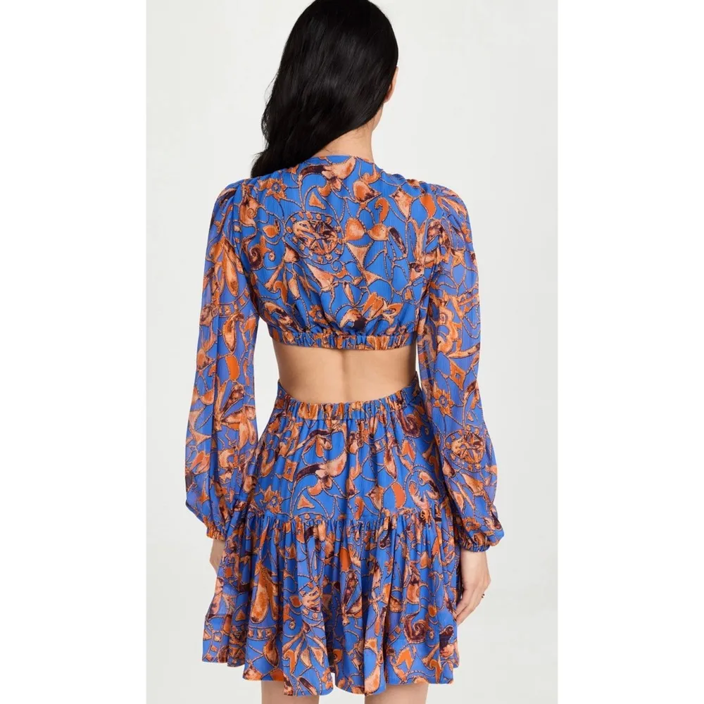 NEW A. L. C silk Izzy cut out midi dress - Image 2
