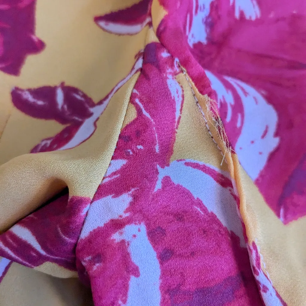 Color Me Courtney Denis Crop Biker Blazer Jacket Sz 10 Orange - Image 4