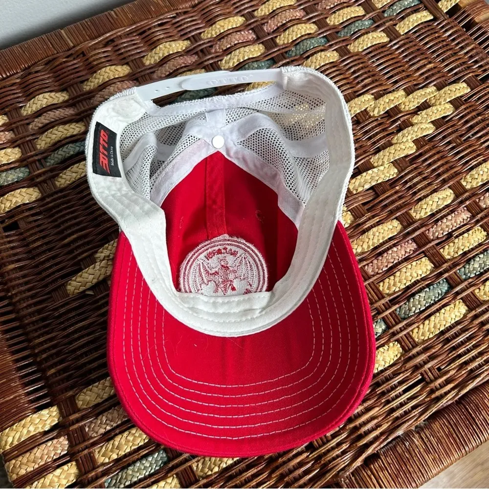 Bacardi Rum Red & White SnapBack Hat Otto - Image 3