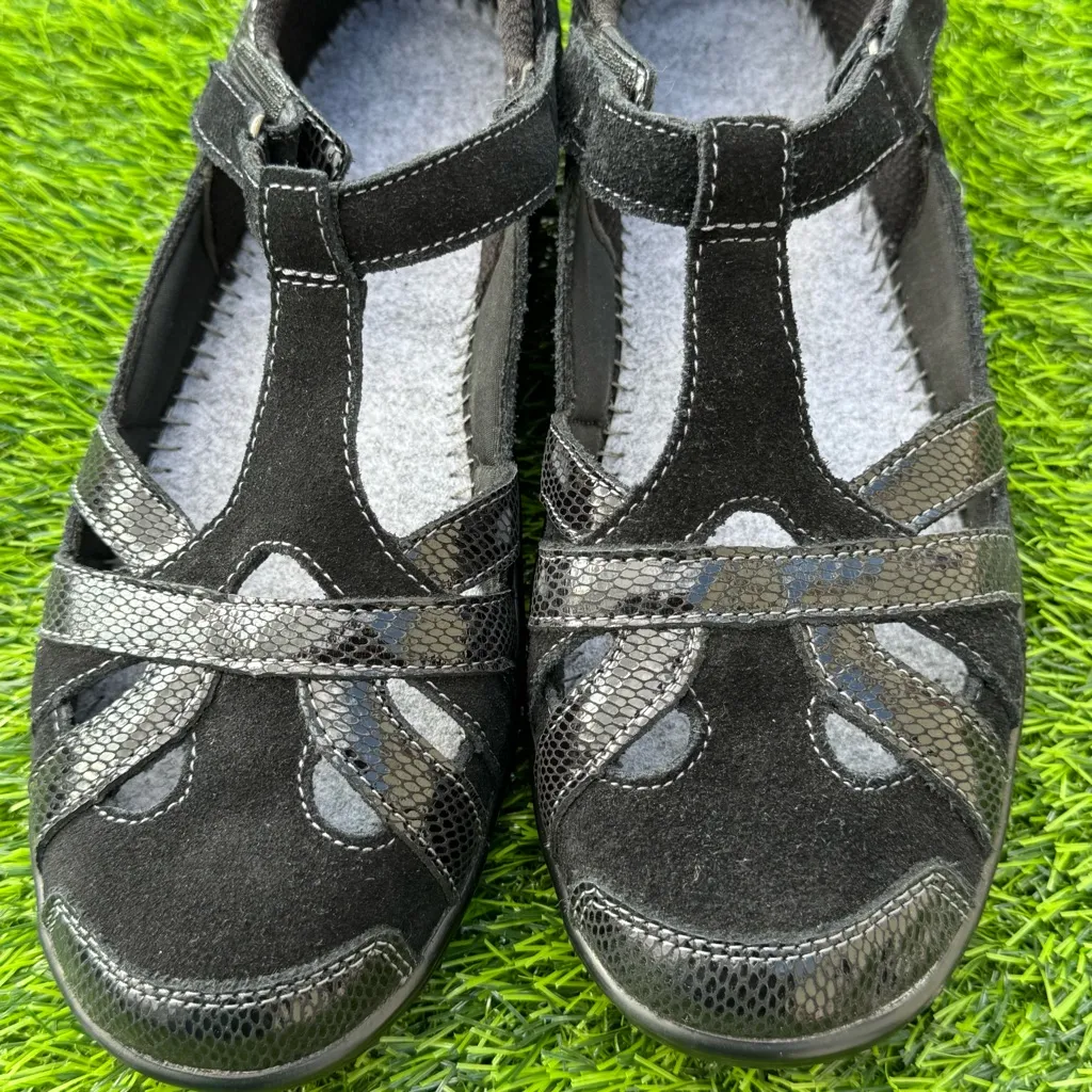 Orthofeet Juno women's orthopedic sandals Size 9.5 Black - Image 10