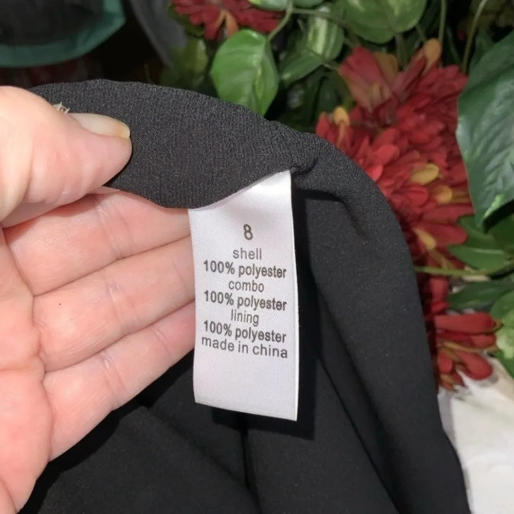 Cut25 Yigal Azrouel Black & White Sleeveless Razorback Mini Prom Event Dress 8 - Image 9