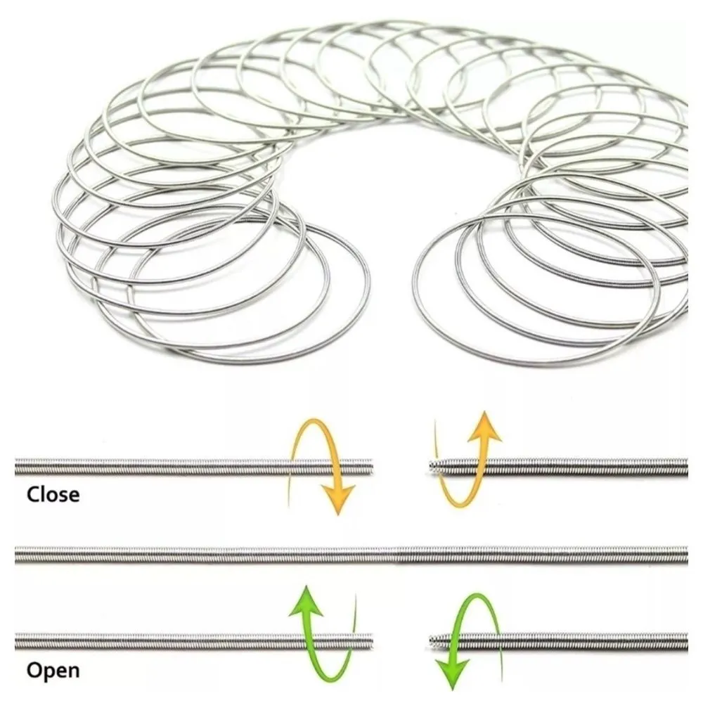 NEW Platinum Plated‎ Silver Guitar String Bracelets Stackable Boho, Stretchy - Image 5