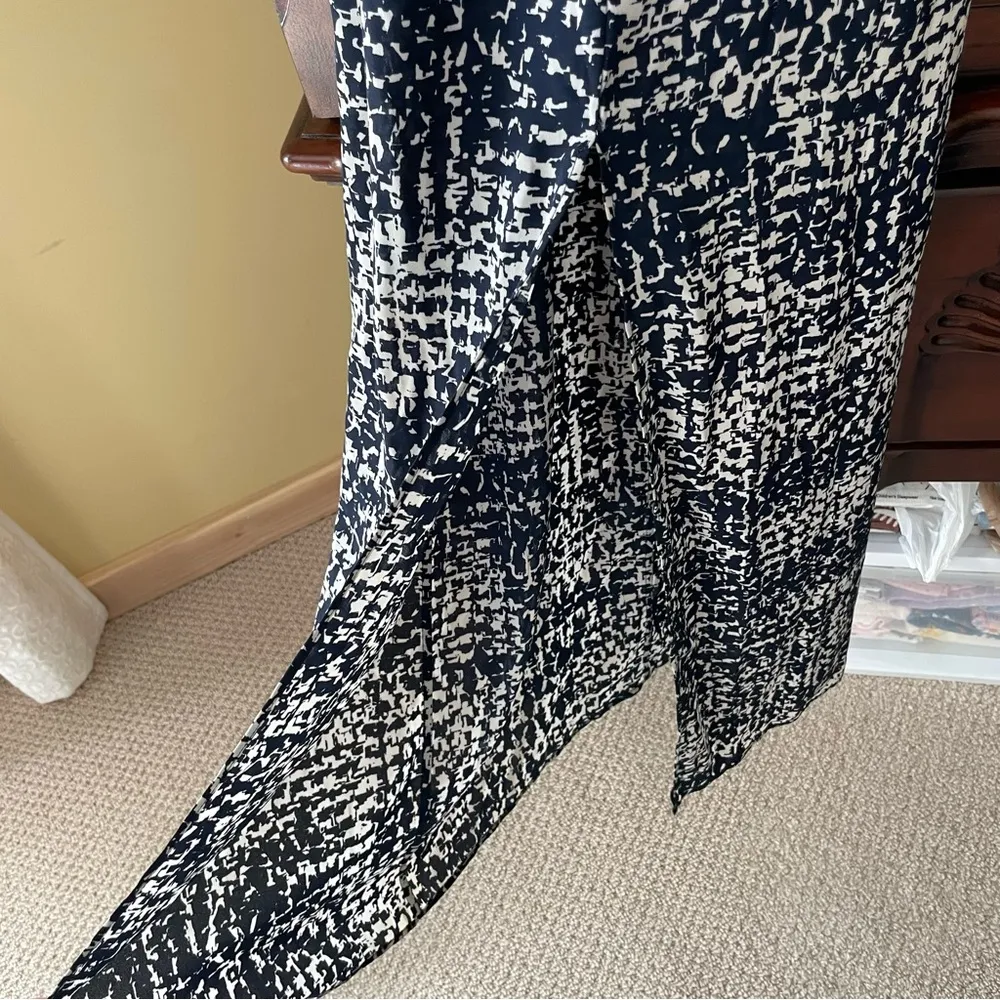 White House Black Market Chic Fold Over Flowy Resortwear Maxi Dress 2P - Image 5