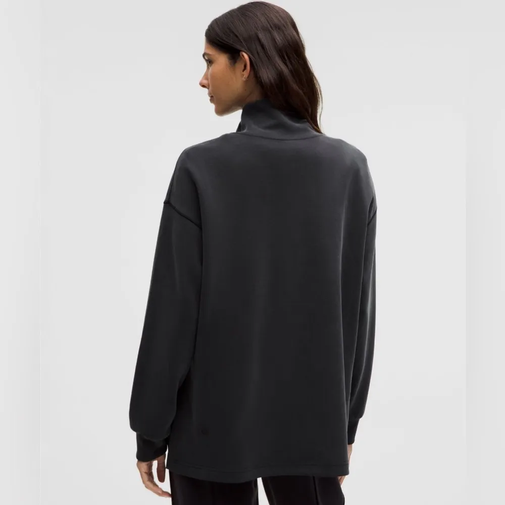 NWT lululemon softstreme funnel neck pullover black XS - Image 3