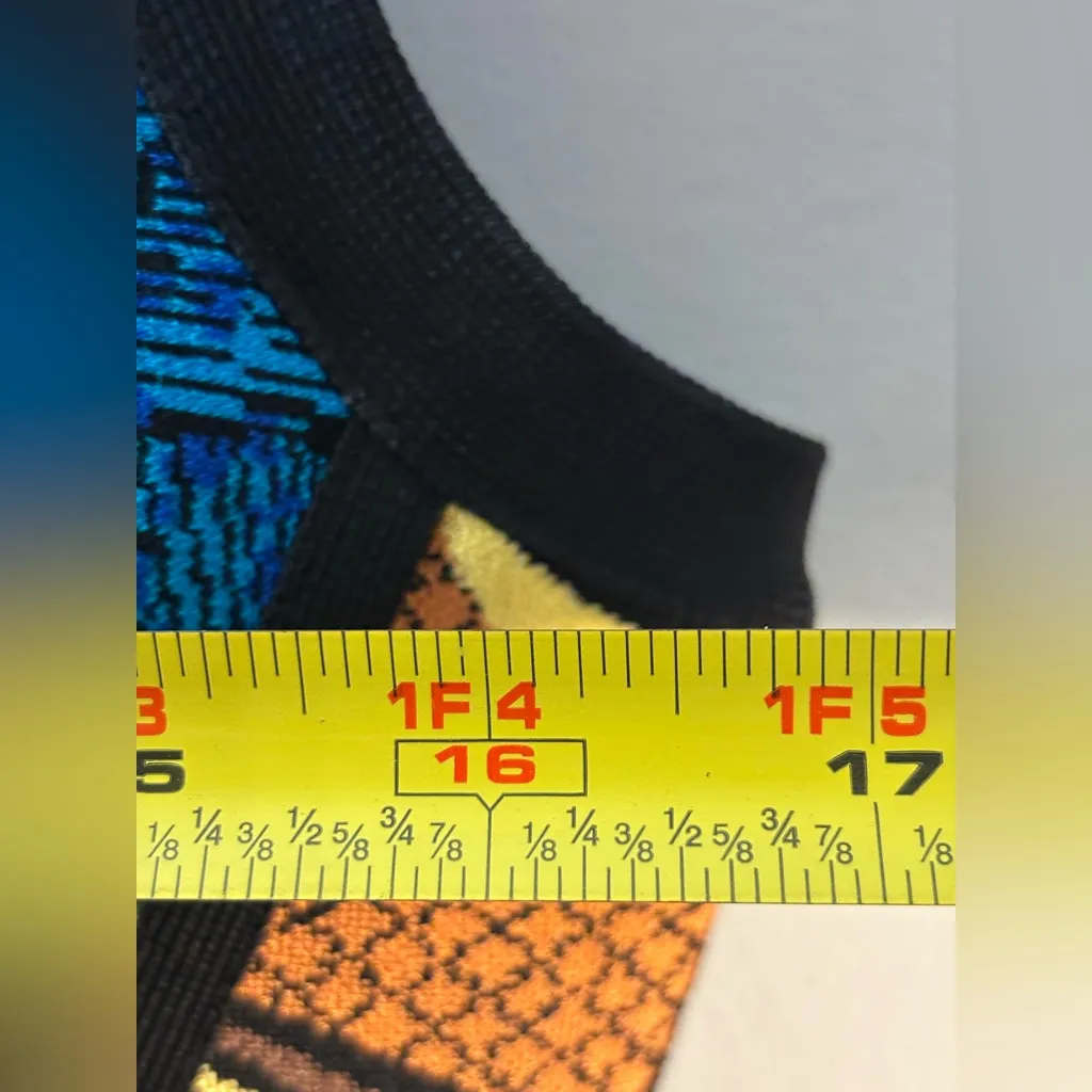 Herve Leger Aron Tribal Jacquard Peplum Dress Large MSRP $1790 Bodycon Bandage - Image 10