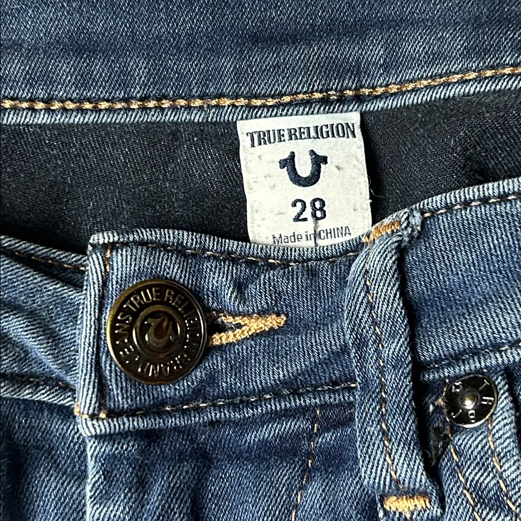 True Religion “Jennie” Curvy Bootcut Jeans Size 28 - Image 7