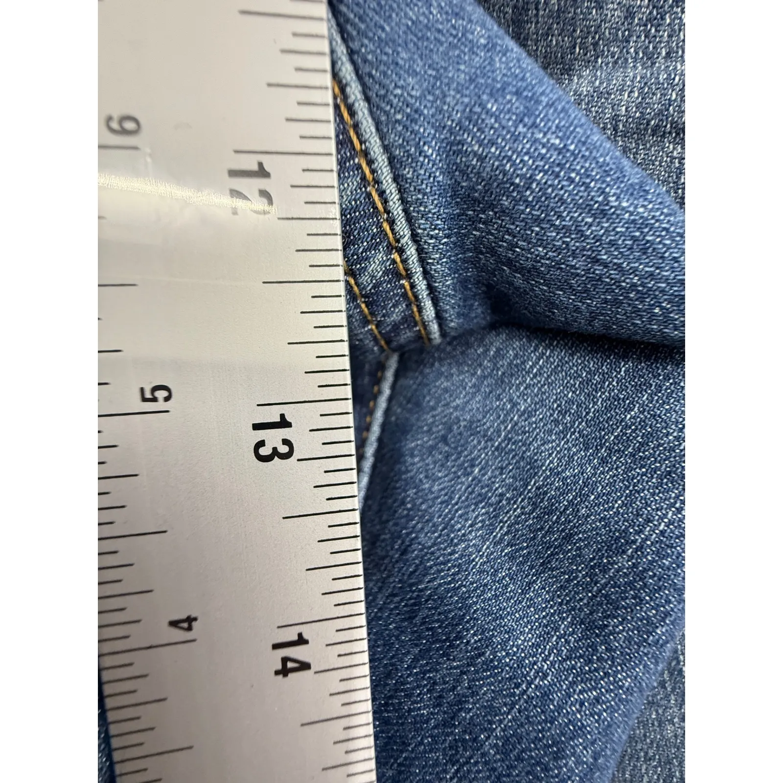 Athleta Sculptek High Rise Slimming Skinny‎ Jeans Medium Wash Size 8 - Image 8