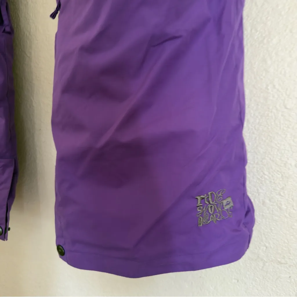 Ride Snowboards Womens S Bright Purple Snowboarding Snow Pants Ski - Image 2