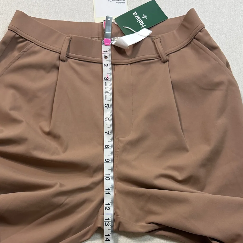 HALARA Women's Tan Wide-Leg Pants - Image 7