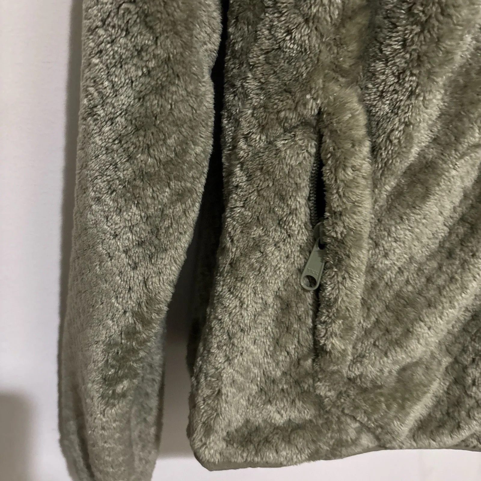 Columbia Fire Side II Green Sherpa Jacket Women's Full-Zip Fleece Lightweight Sm - Image 10