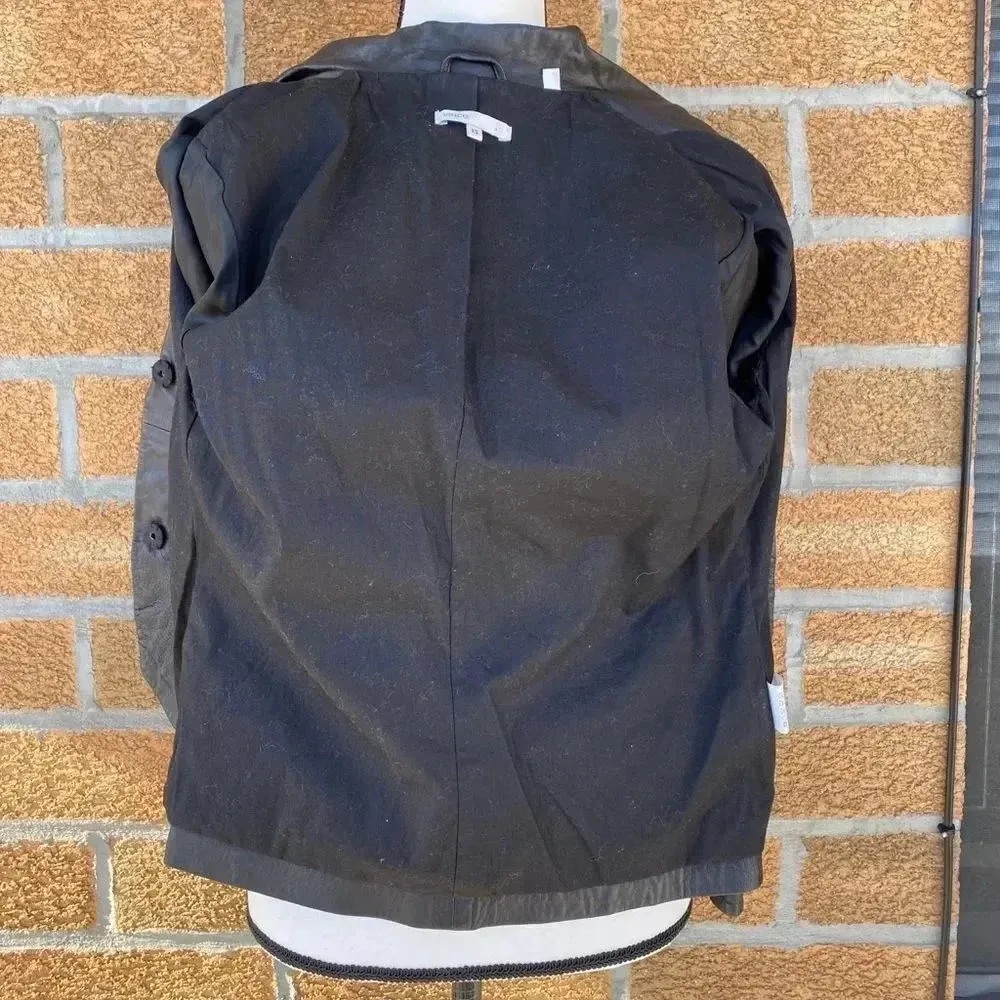 Vince leather jacket xtra small - Image 9