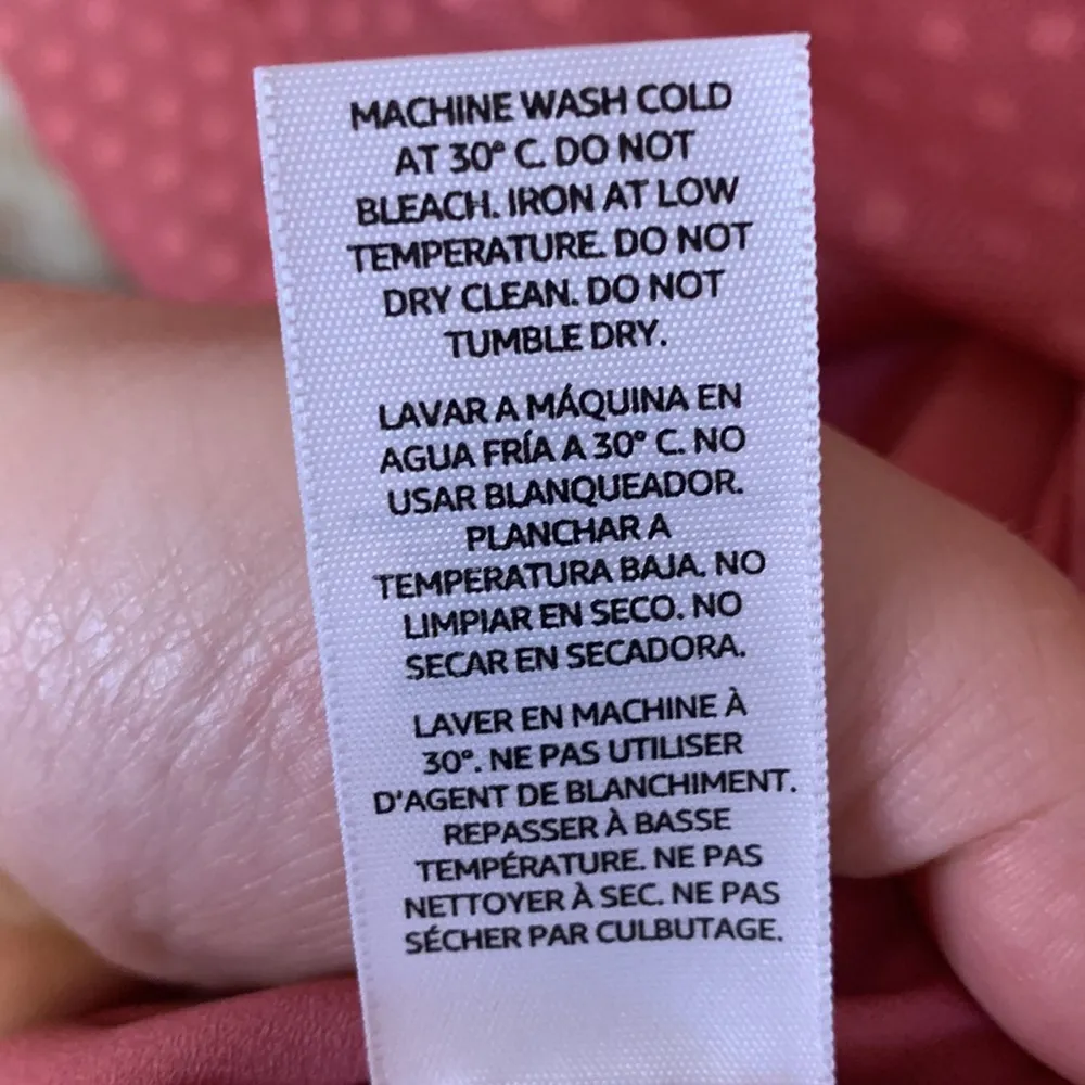 NWT Ella Moon Dusty Rose Swiss Dot Overlay Dress Size XL Pink - Image 4