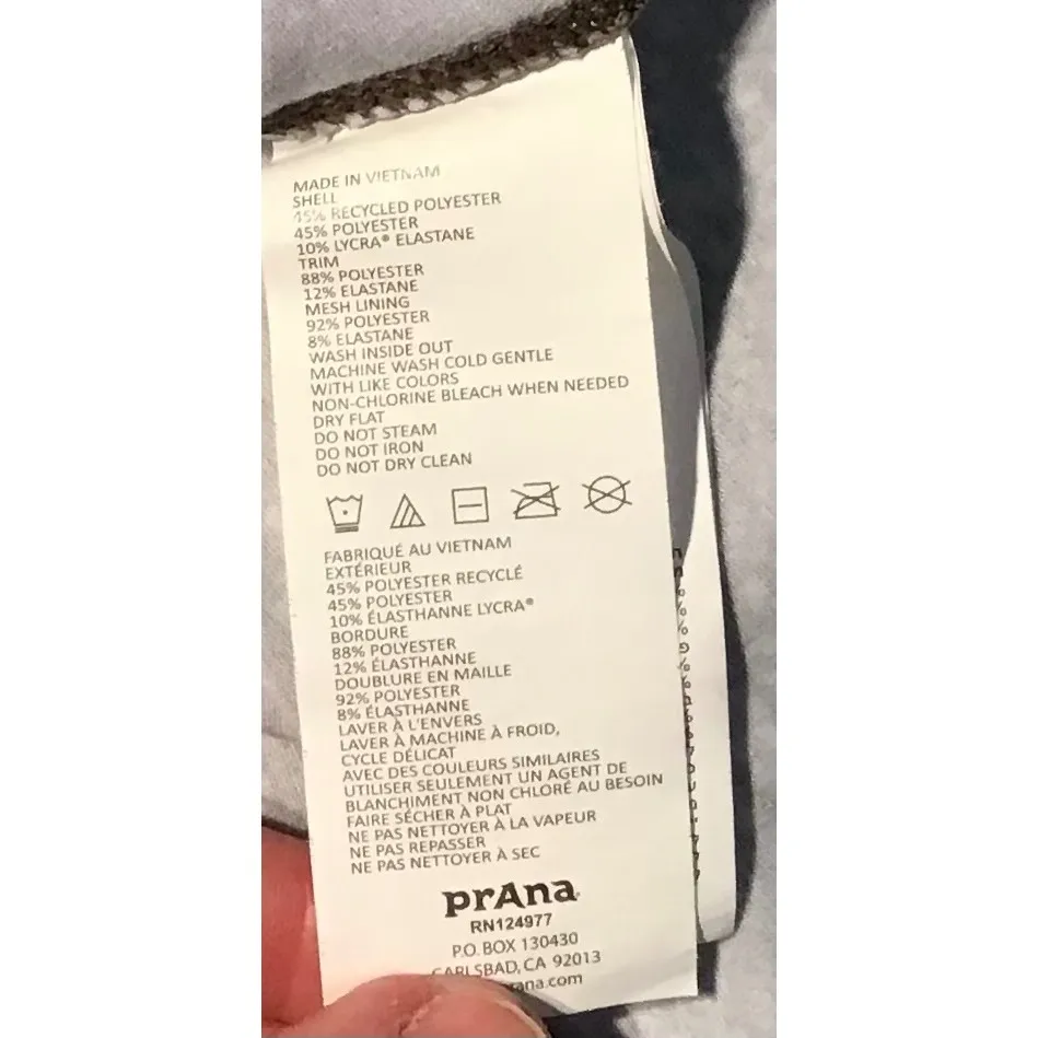 Prana Tribal Print Racerback Tank Dress Olive Green Size S Resortwear - Image 5