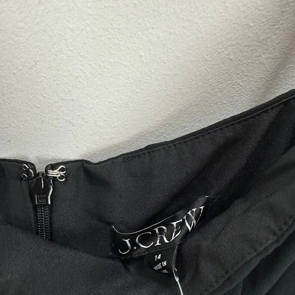 J.Crew Embellished Slip Gown Black Maxi Long Dress Formal Evening US 14 NWT - Image 9